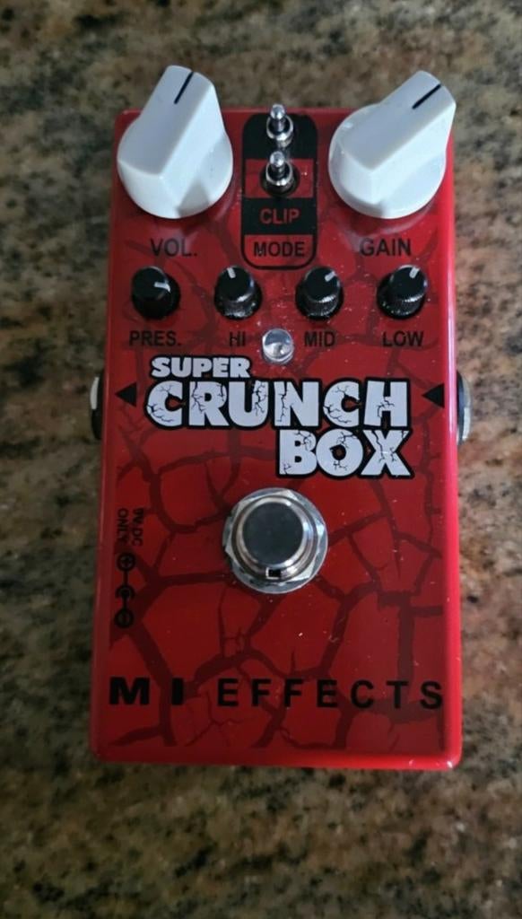 Mi Audio Super crunchbox OD, Muziek en Instrumenten, Effecten, Zo goed als nieuw, Distortion, Overdrive of Fuzz, Ophalen of Verzenden