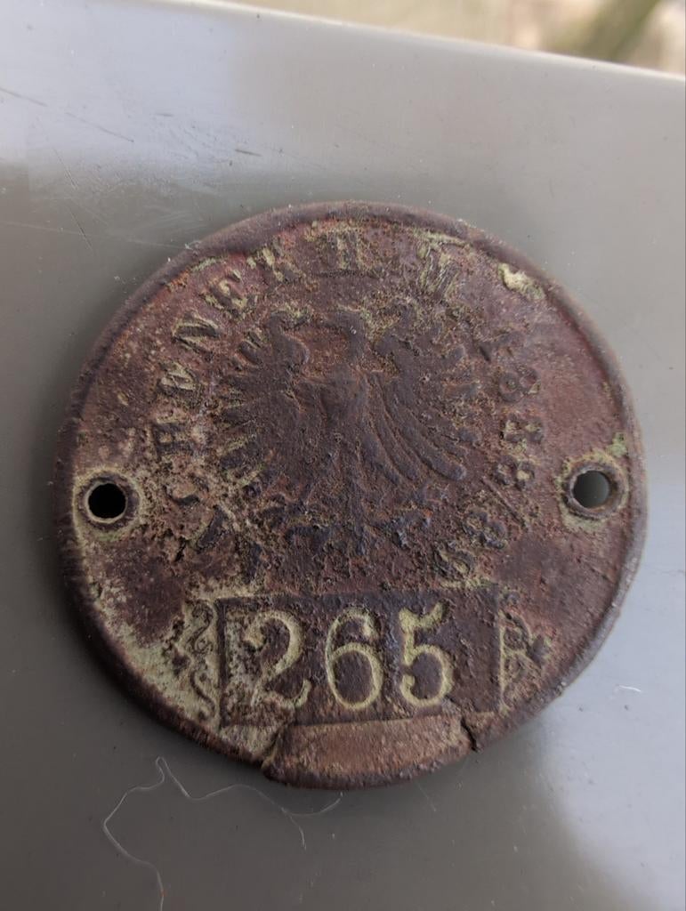 Hondenpenning Aachen 1888/1889, Ophalen