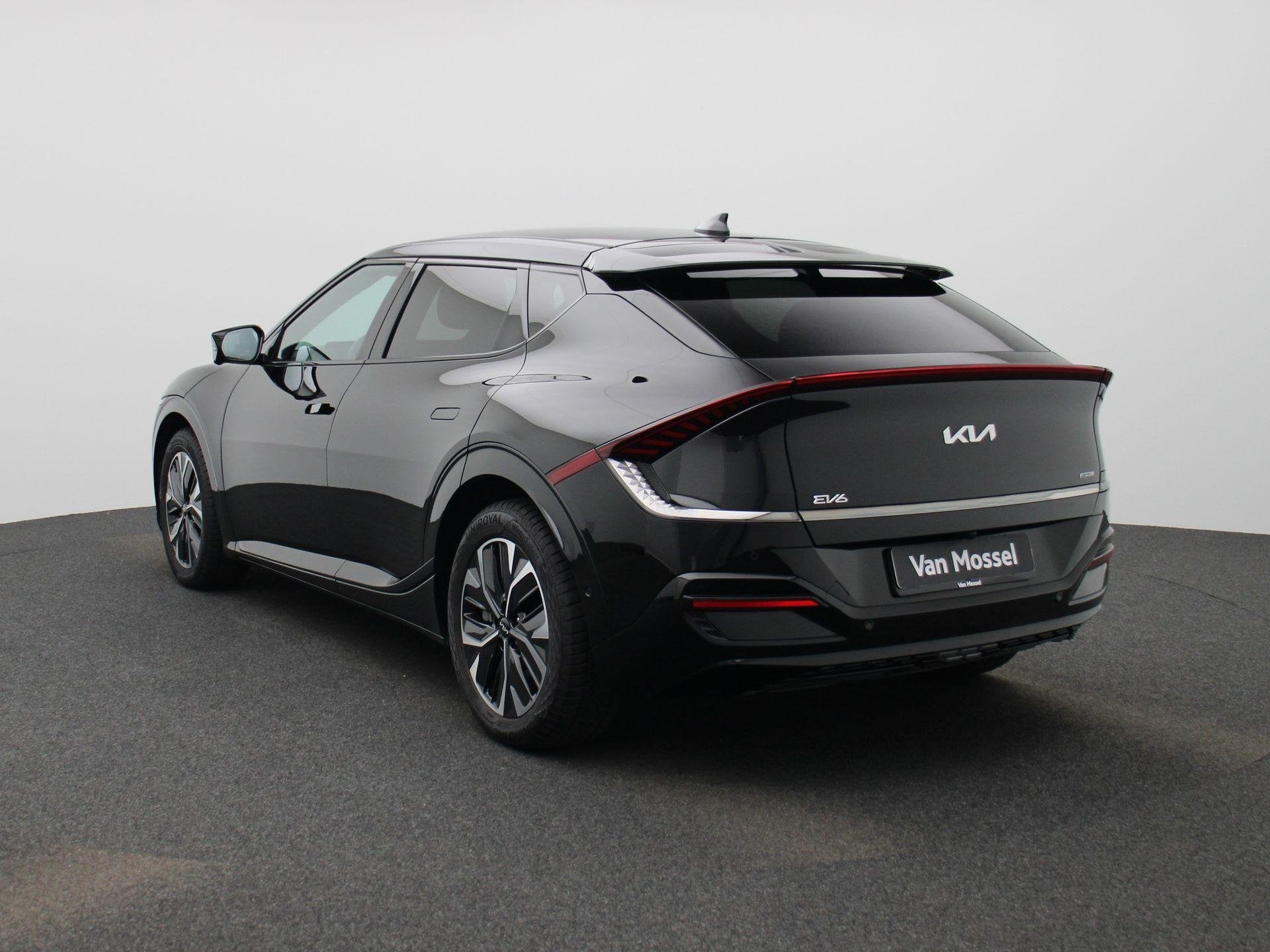 KIA Ev6 BEV 77,4 kWH GT Line AWD | 100% SOH | ACHTERUITRIJCA, Automaat, 12 maanden, Gebruikt, Zwart