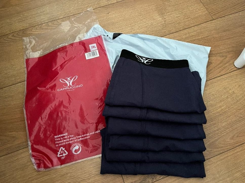 Heren boxershorts Nieuw! Blauw 6 stuks, Ophalen, Blauw, Boxer