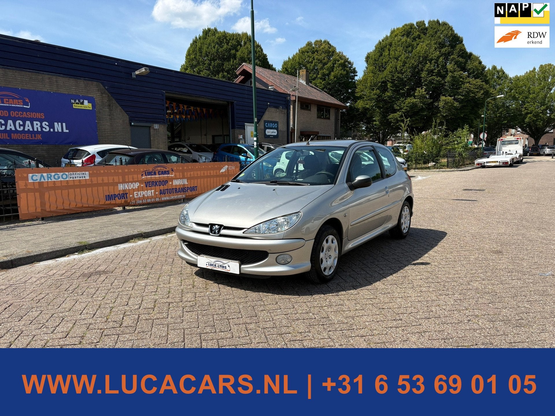 Peugeot 206 1.4 Forever 2X SLEUTEL + BOEKJES!, Voorwielaandrijving, 31 €/maand, 4 cilinders, Origineel Nederlands