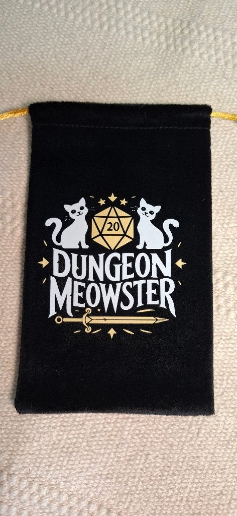 Dicebag: Dungeon meowster, 1234road, Ophalen of Verzenden, Onbekend@info.nl, Onbekend