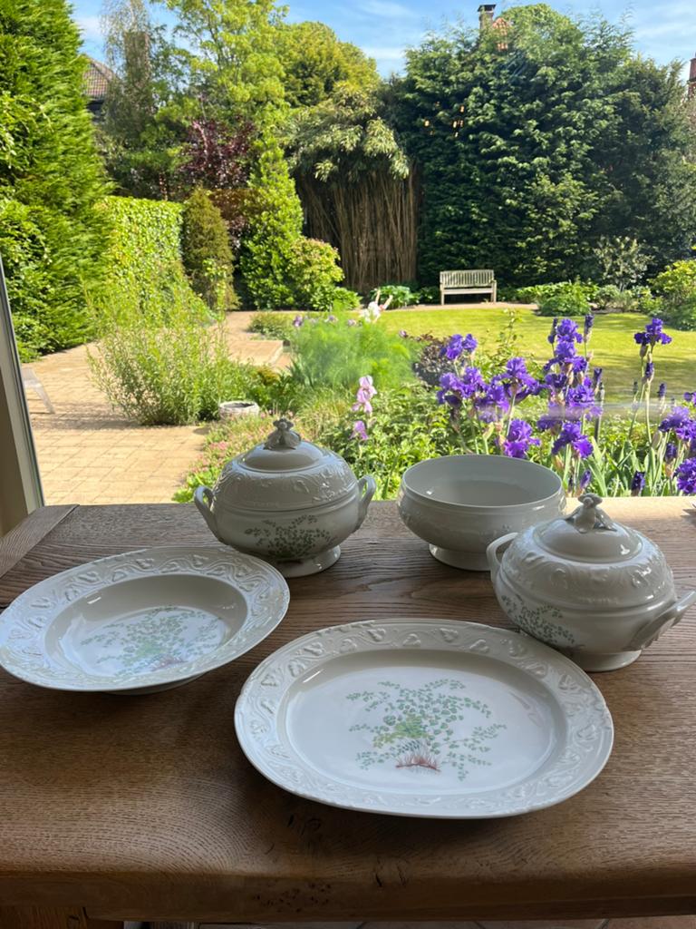 Porcelain dinner set C.H Field Haviland Limoges, Ophalen
