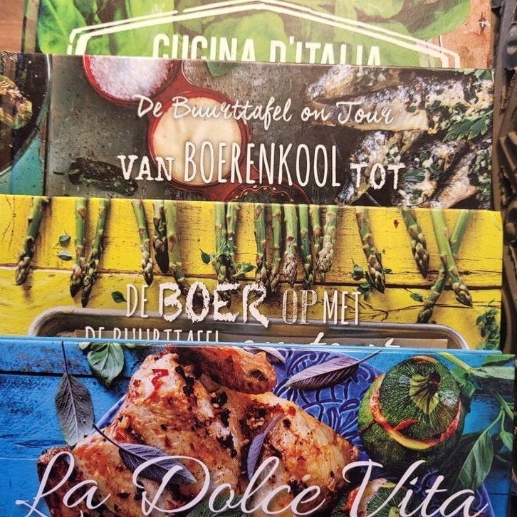 Kookboeken De Buurttafel op Tour: nrs. 7, 8, 9, 13 (nieuw), Ophalen of Verzenden, Nieuw