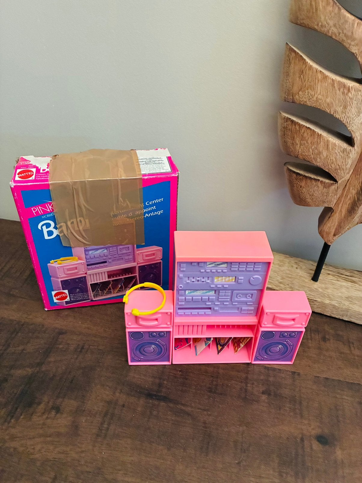 Vintage 1993 Barbie Home Entertainment Center