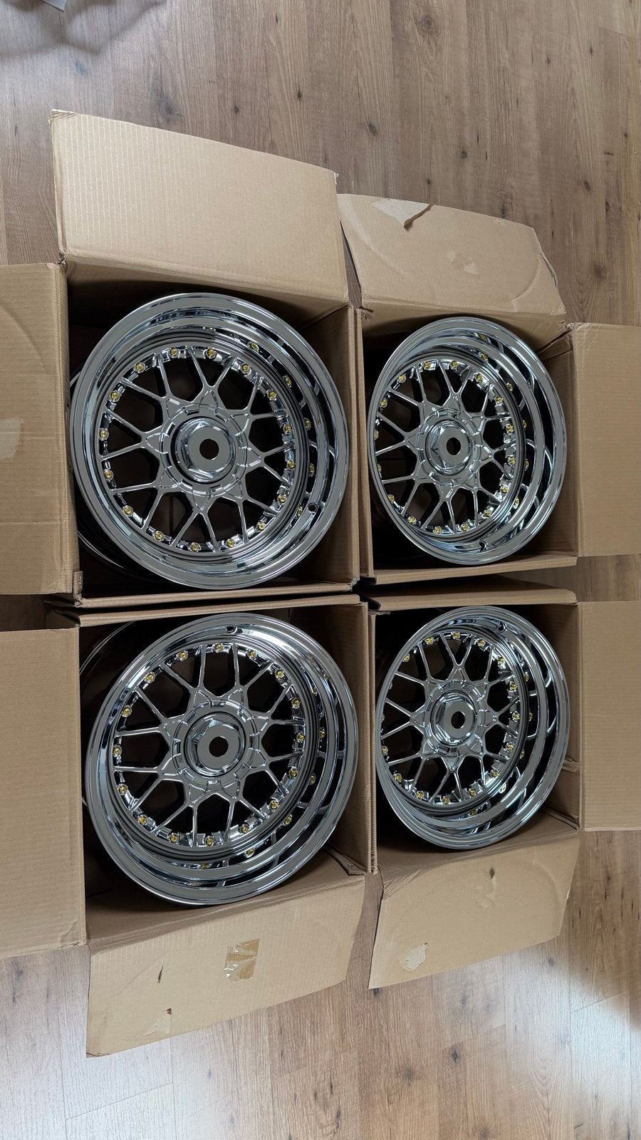 BBS replica breedte set nieuw 16 inch, Ophalen, 245 mm, Velg(en), 16 inch