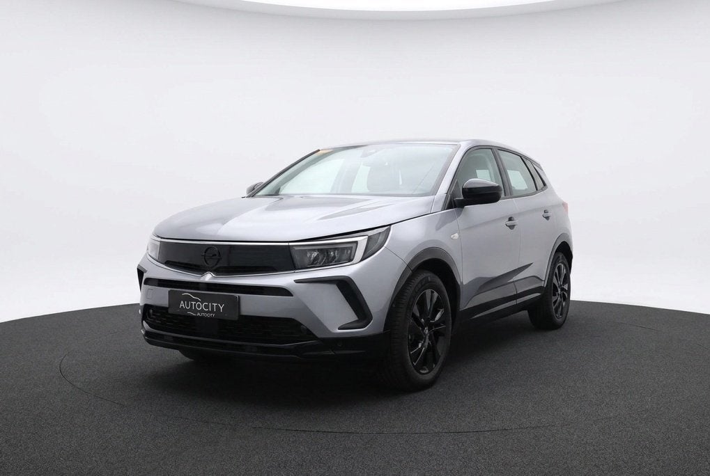 Opel Grandland 1.2 Turbo AT8 GS Line Black Pack | Winterpakk, Auto's, Gebruikt, 1199 cc, Leder en Stof, Bedrijf