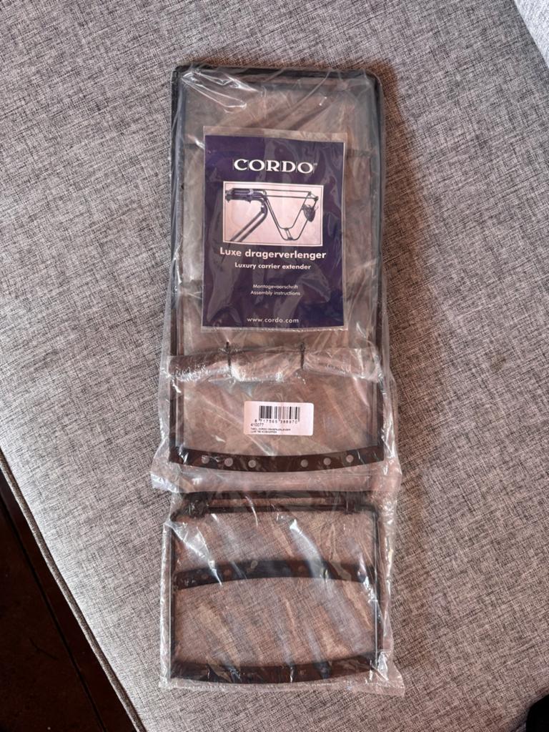 Cordo Luxe Dragerverlenger voor Fietstassen - Nieuw, Ophalen of Verzenden, Nieuw