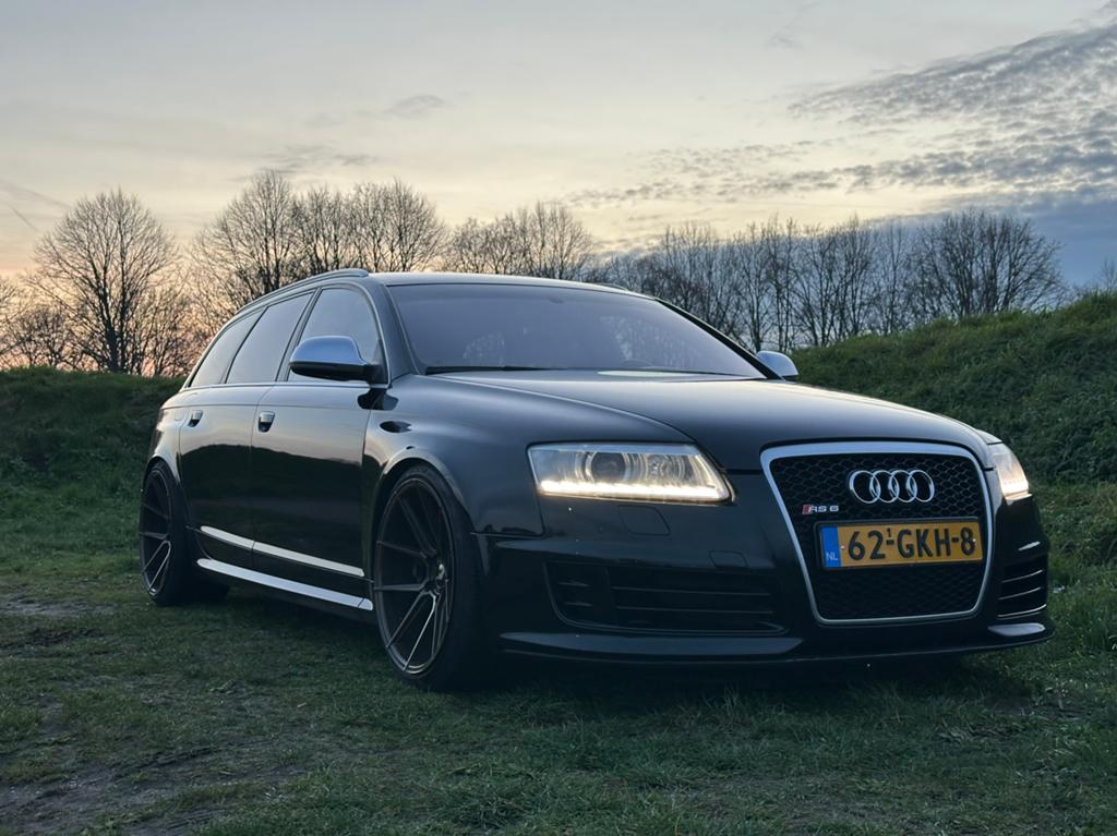Audi RS6 5.0 TFSI Avant Quattro 426KW Tipt 2008 Zwart, Auto's, Audi, Particulier, RS6, ABS, Achteruitrijcamera, Airbags, Airconditioning