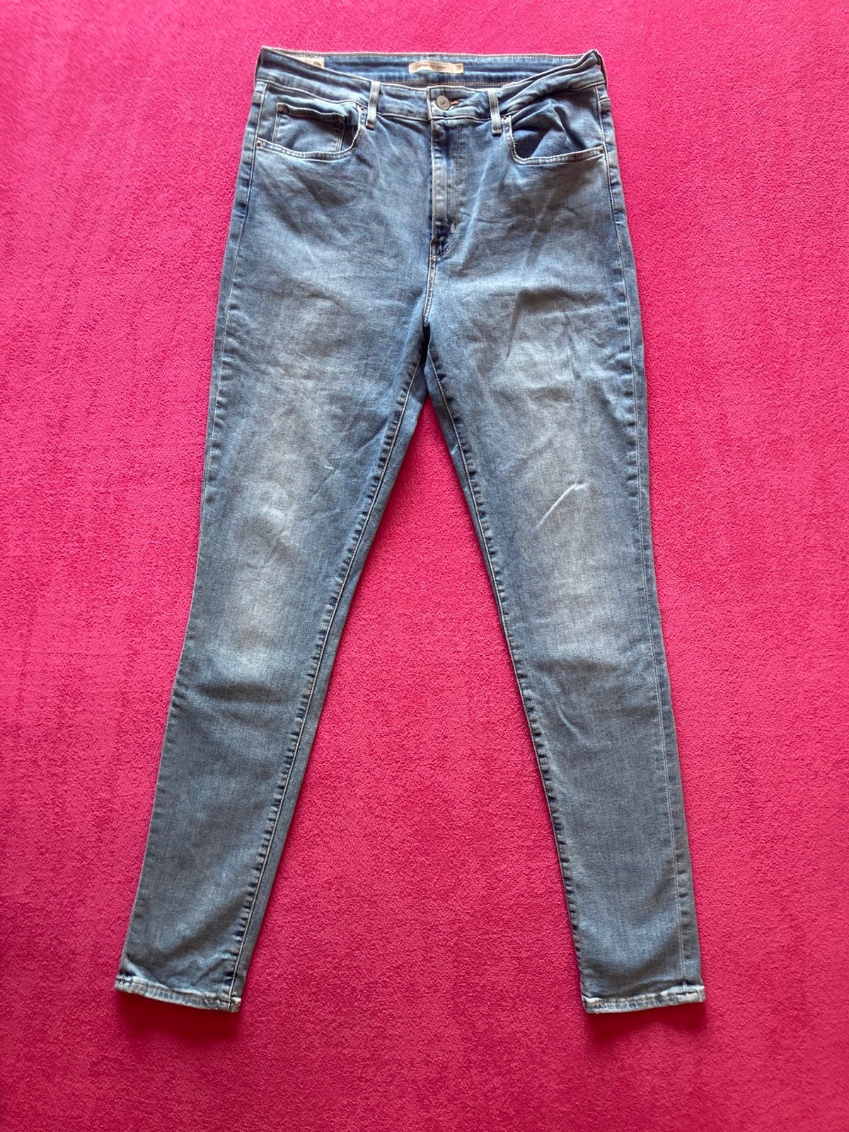 Spijkerbroek Levi’s 721 High Rise Skinny maat 32, Ophalen of Verzenden, Gedragen, Blauw, W30 - W32 (confectie 38/40)