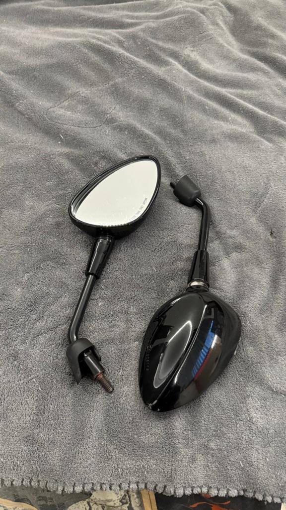 Vespa Sprint Korte Spiegels Glans Zwart, Ophalen of Verzenden, Gebruikt, Overige typen, Vespa