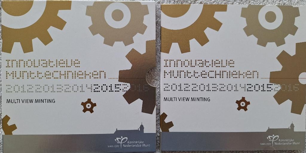 Nederland Dag van de Muntset 2015 - Munttechnieken 4/5, Verzenden, Overige landen, Overige waardes, Setje