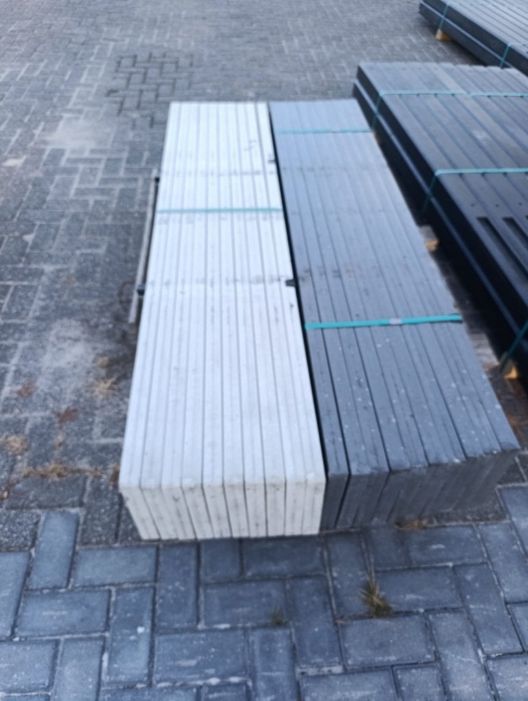 Gecoate betonnen onderplaat 184x26x4cm Lichtgrijs/wit, Ophalen, Overige materialen, Minder dan 3 meter, .