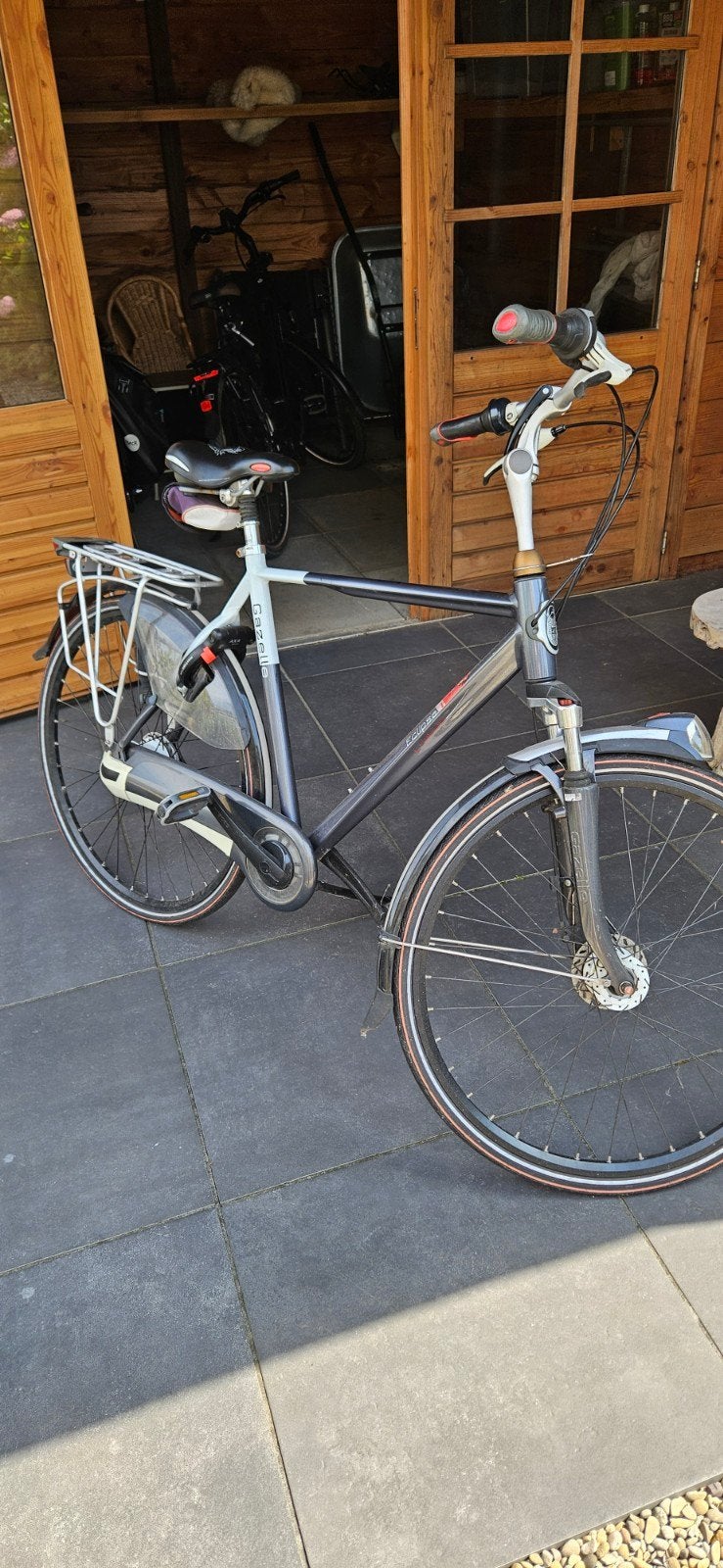 Gazelle eclips herenfiets., Ophalen, Gebruikt, Gazelle, Versnellingen