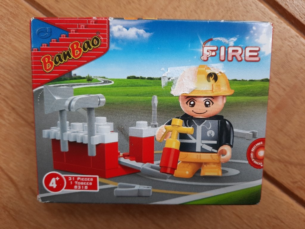 BanBao bouwstenen brandweerman - nieuw -, Ophalen of Verzenden, Nieuw
