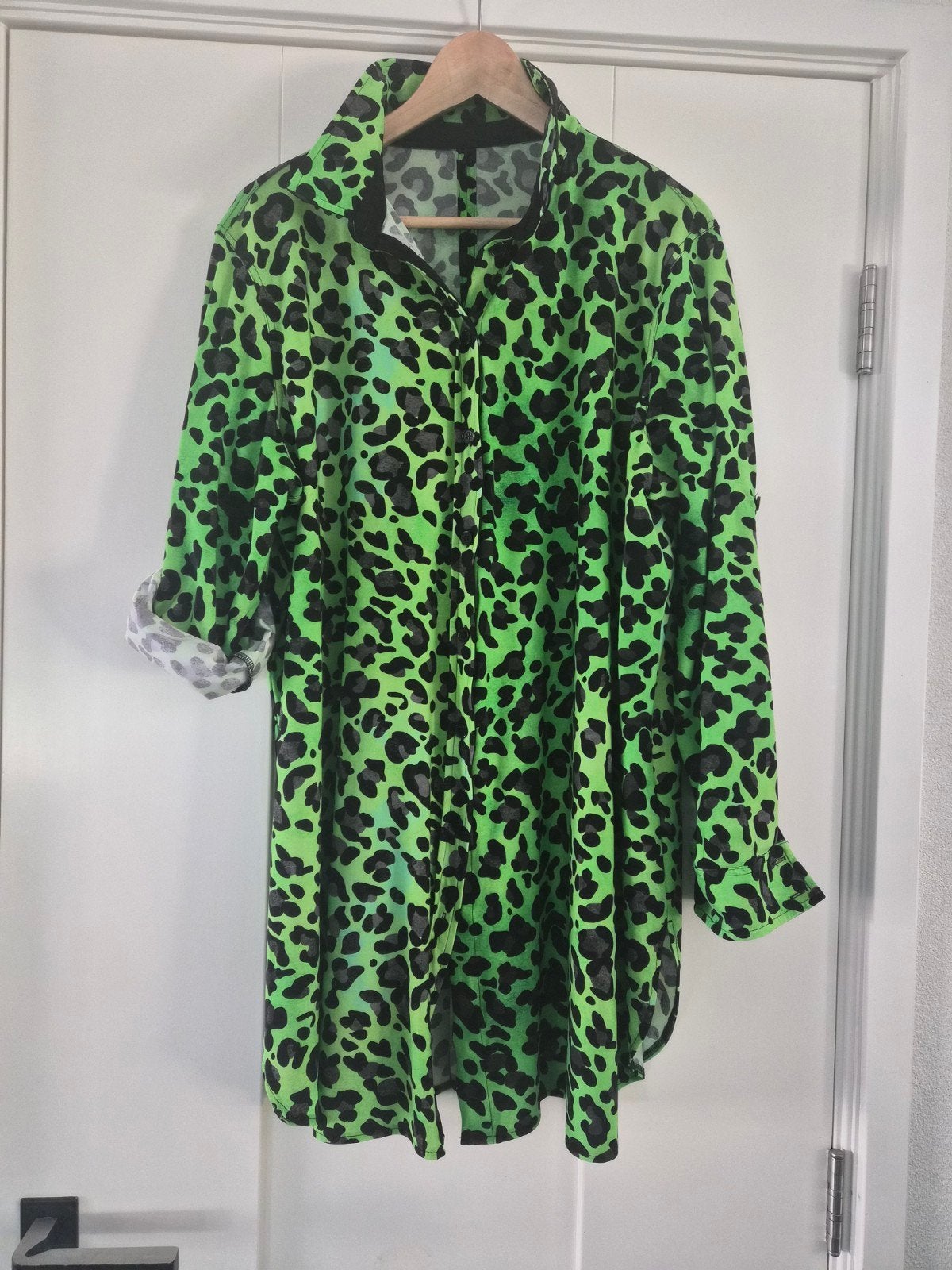 Plus basics blouse maat 50 travelstof, Plusbasics, Ophalen of Verzenden, Gedragen, Groen