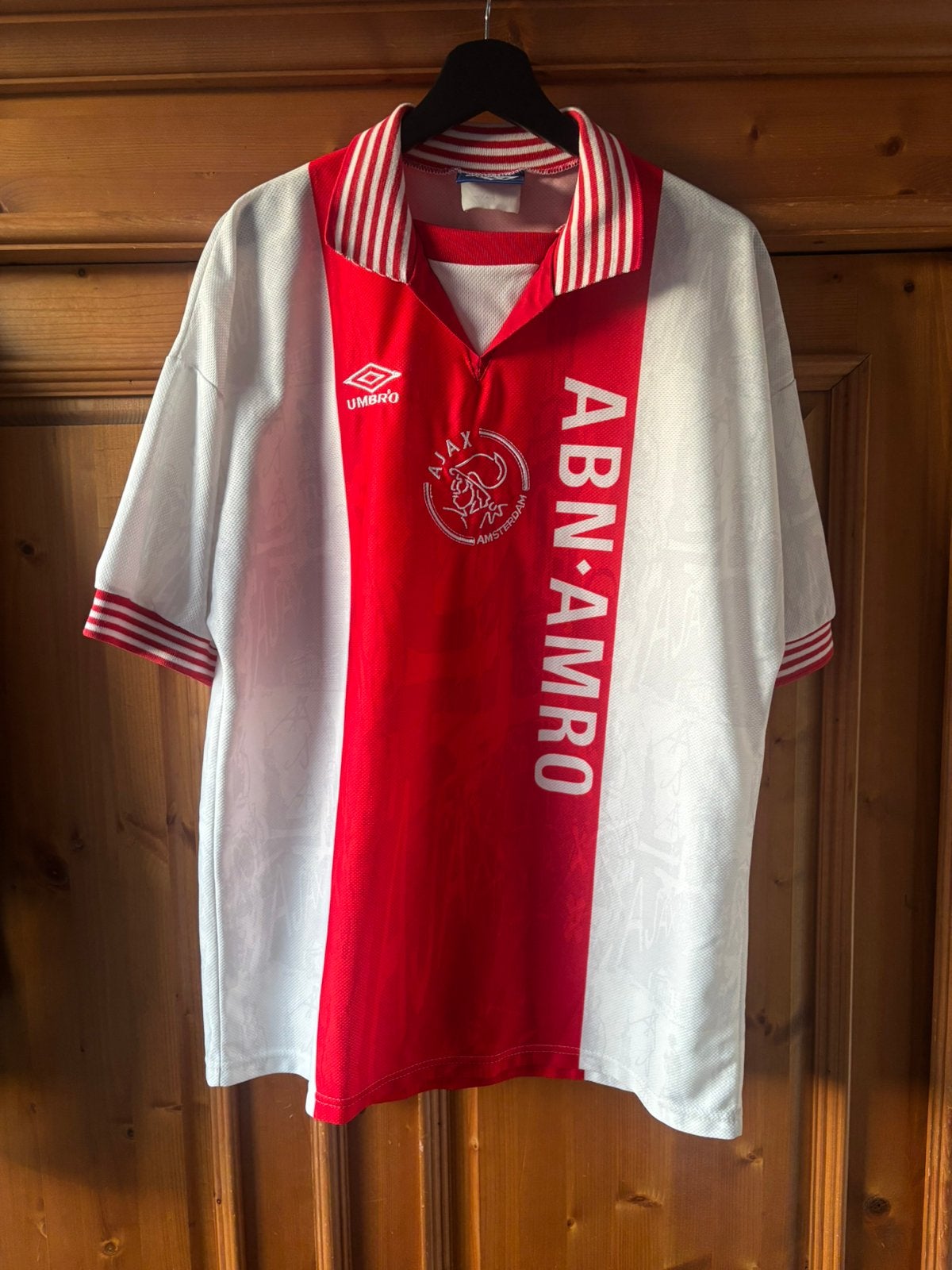Ajax 96/97 home umbro size L, Ophalen of Verzenden, Zo goed als nieuw, Ajax, Shirt