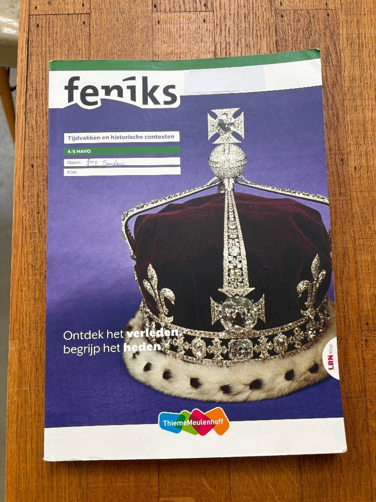 Feniks  Tijdvakken en Historische contexten, Boeken, Geschiedenis, HAVO, Diverse auteurs, Ophalen of Verzenden