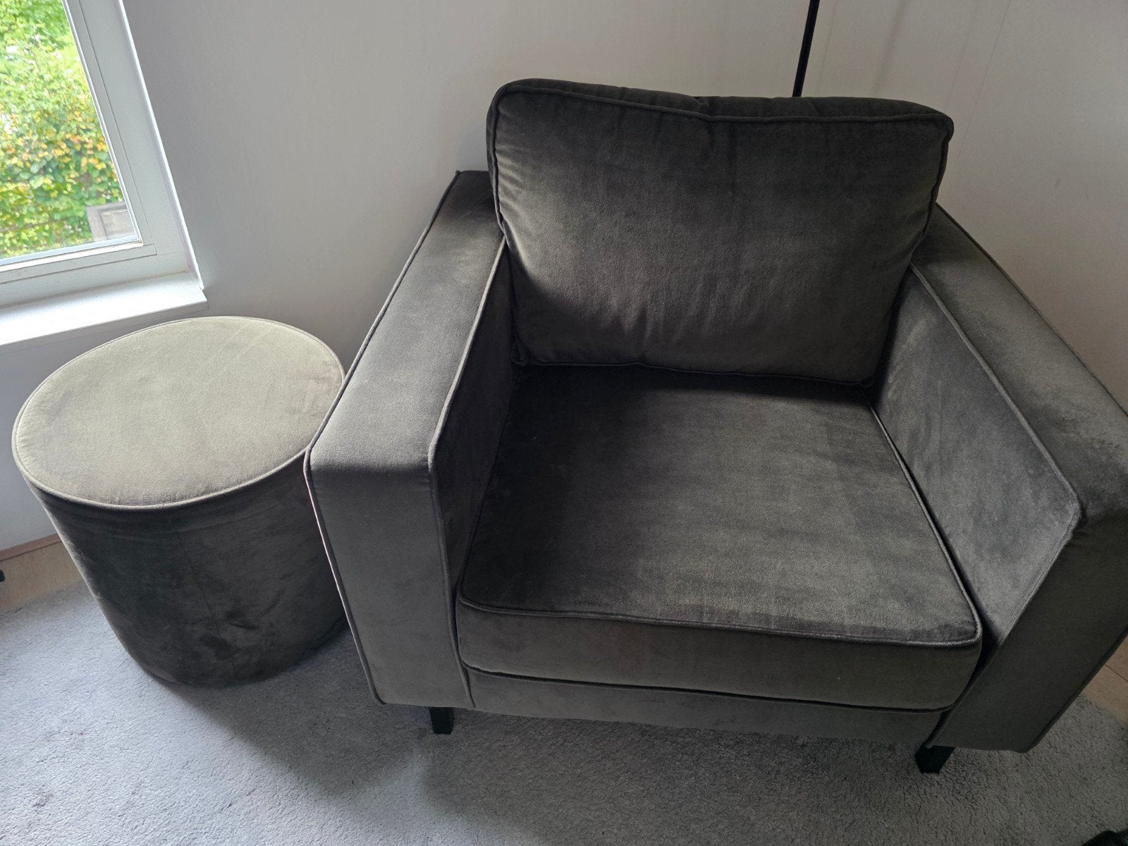 Fauteuil Karwei Robin - Zo goed als nieuw, Huis en Inrichting, Modern, Comfortabel, 75 tot 100 cm, Ophalen of Verzenden, Zo goed als nieuw