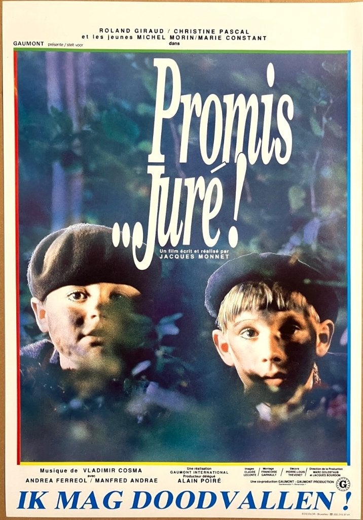 Promis Jure (1987) - Originele filmposter, Verzenden, Zo goed als nieuw, A1 t/m A3, Film en Tv