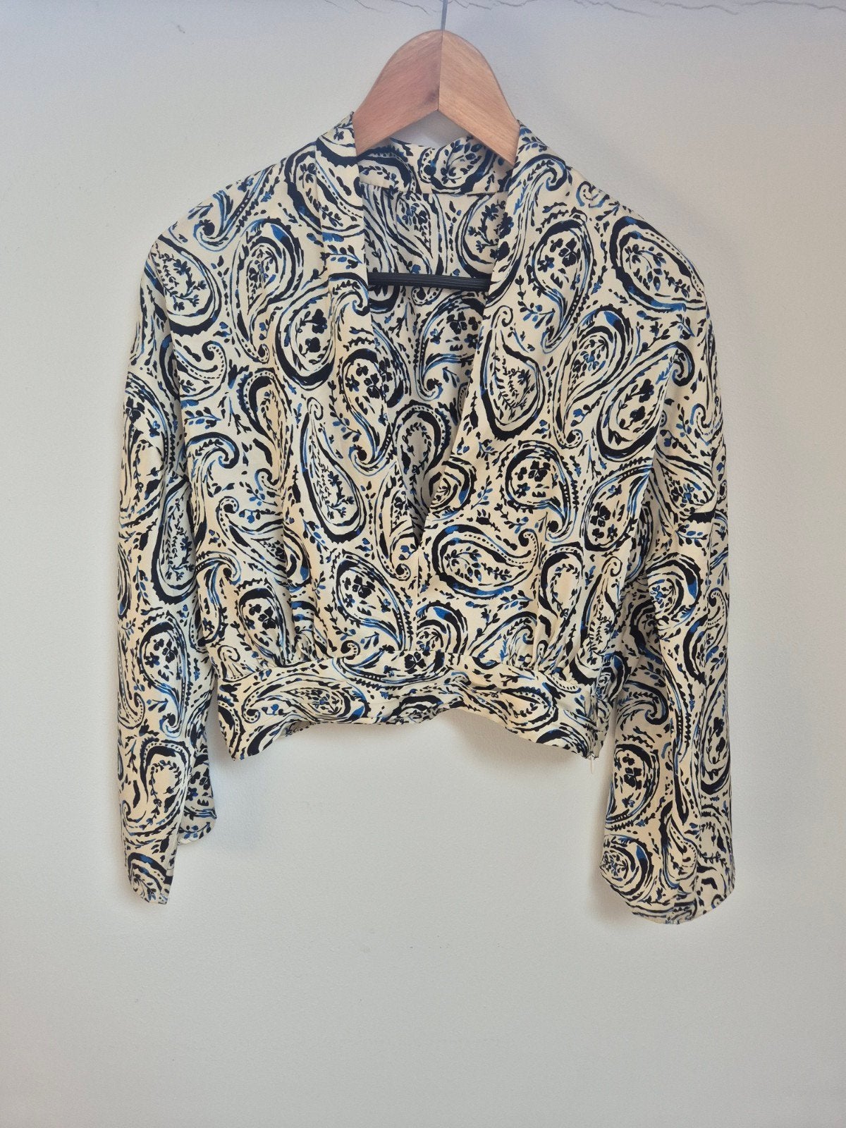 Flared top. Maat 38, Maat 38/40 (M), Ophalen of Verzenden, Zo goed als nieuw, Wit