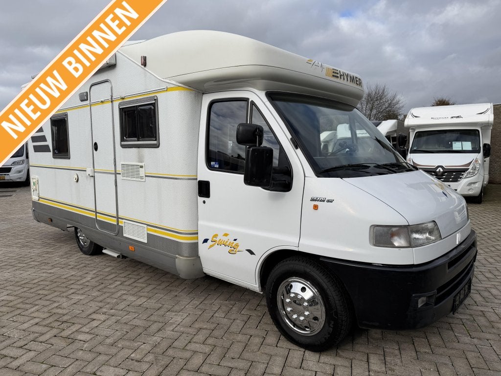 Hymer Swing Vastbed 1998 Slechts 145000 km 1998, Caravans en Kamperen, Fiat, Bedrijf, Hymer, 5 tot 6 meter