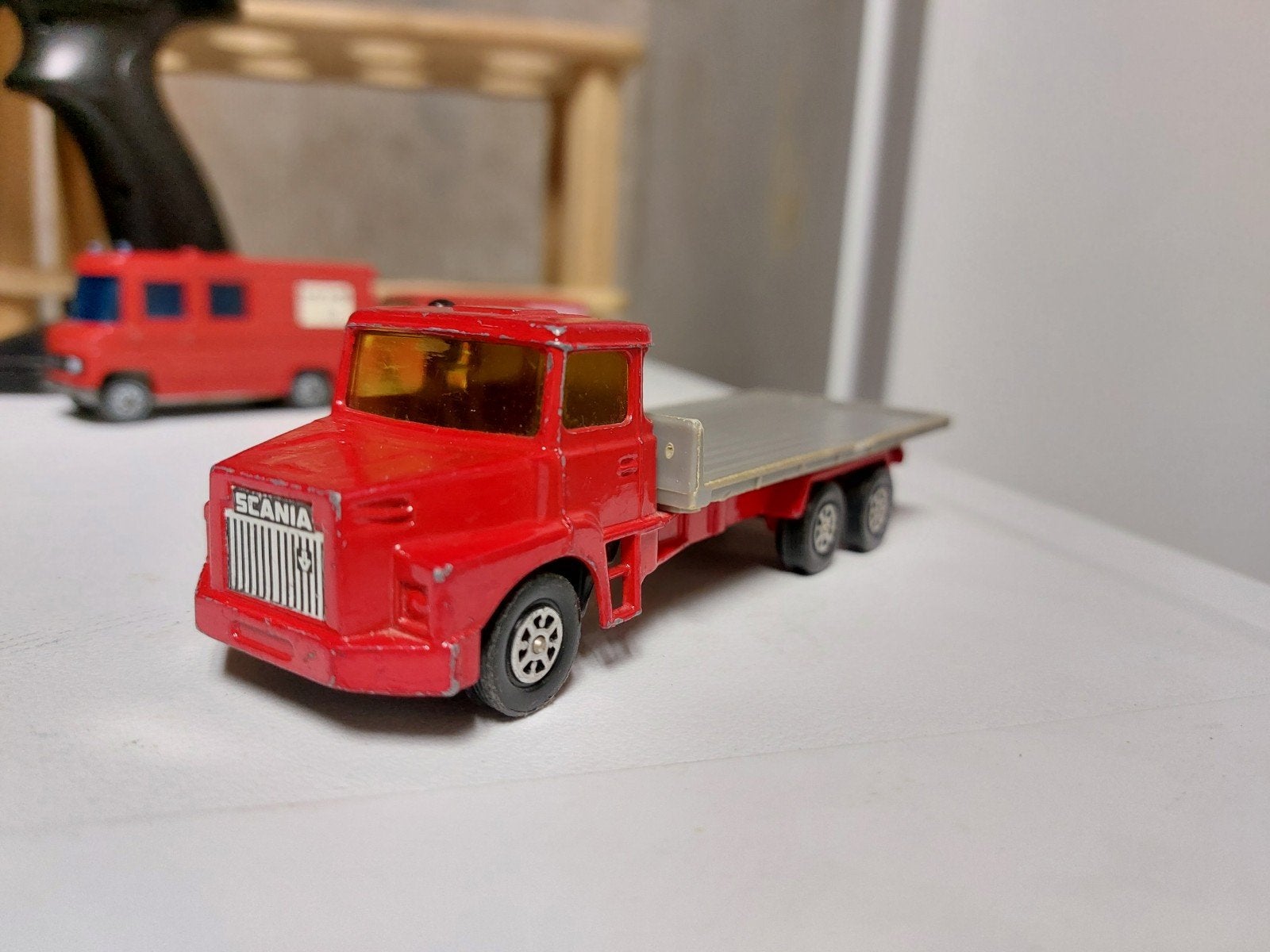Corgi toys juniors Scania LT145 V8 Vrachtwagen - Vintage Spe, Ophalen of Verzenden, Gebruikt