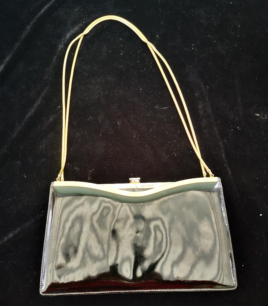 Vintage Clutch dames avond tas Maite Goud Plated bruiloft, Ophalen of Verzenden, Zo goed als nieuw, Overige kleuren, Avondtasje