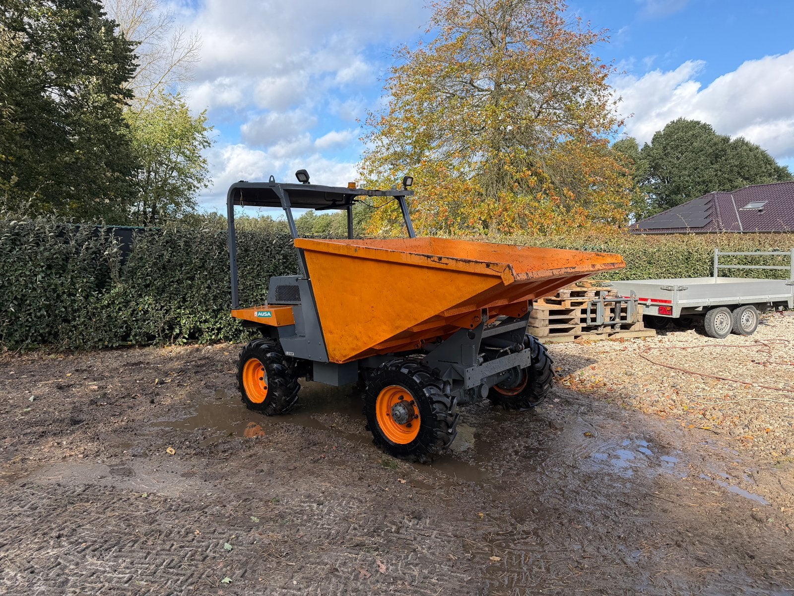 Ausa 300RM dumper, Ophalen, Zo goed als nieuw