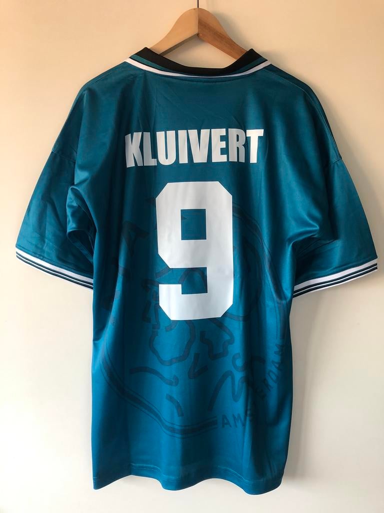 Kluivert Ajax retro voetbalshirt maat L, Sport en Fitness, Voetbal, Ophalen of Verzenden, Zo goed als nieuw, Shirt