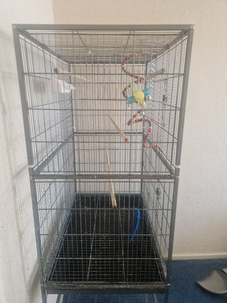 Mooie vogelkooi, Dieren en Toebehoren, Ophalen, Zo goed als nieuw, Metaal, Vogelkooi