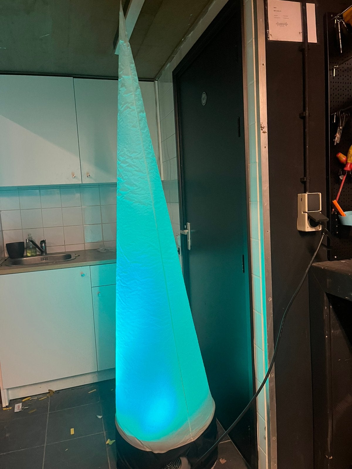 2x lichtkegel / obelisk, Muziek en Instrumenten, Licht en Laser, Ophalen, Gebruikt, Licht