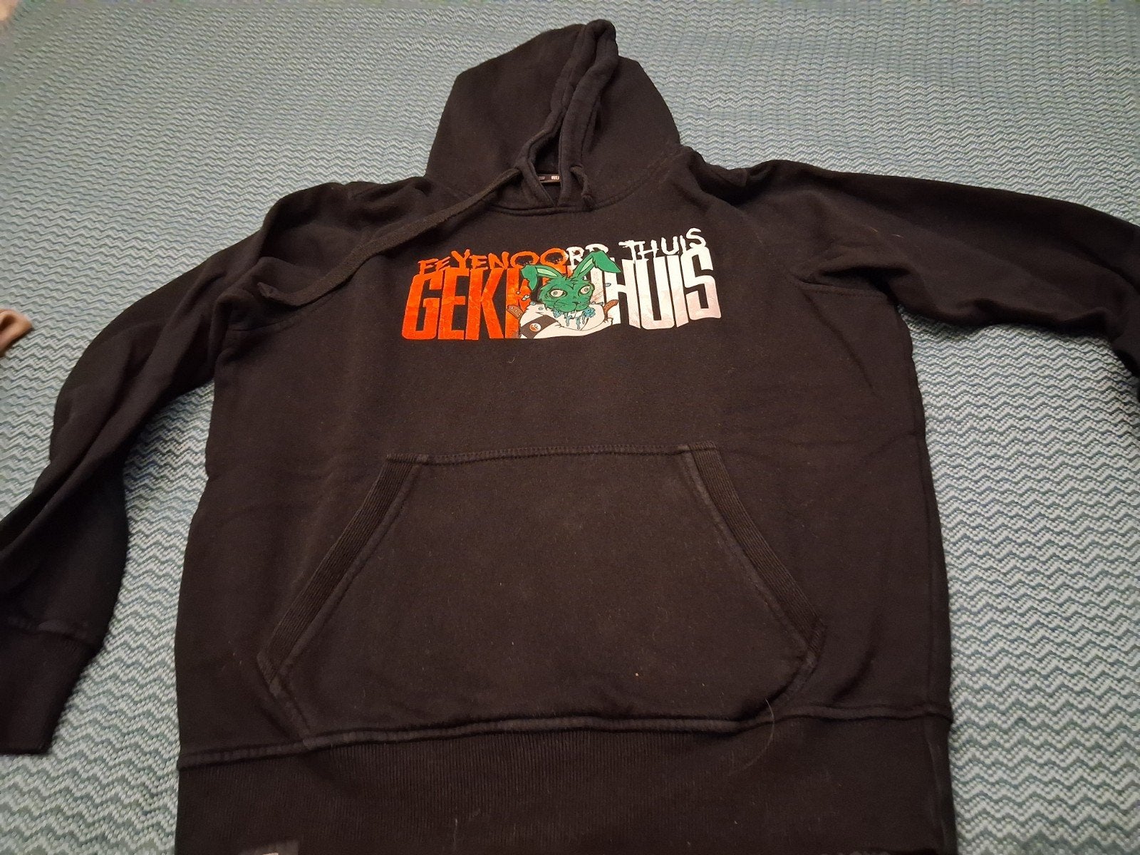 Feyenoord Thuis Gekkenhuis Hoodie Maat M, Ophalen of Verzenden, Gedragen, Feyenoord
