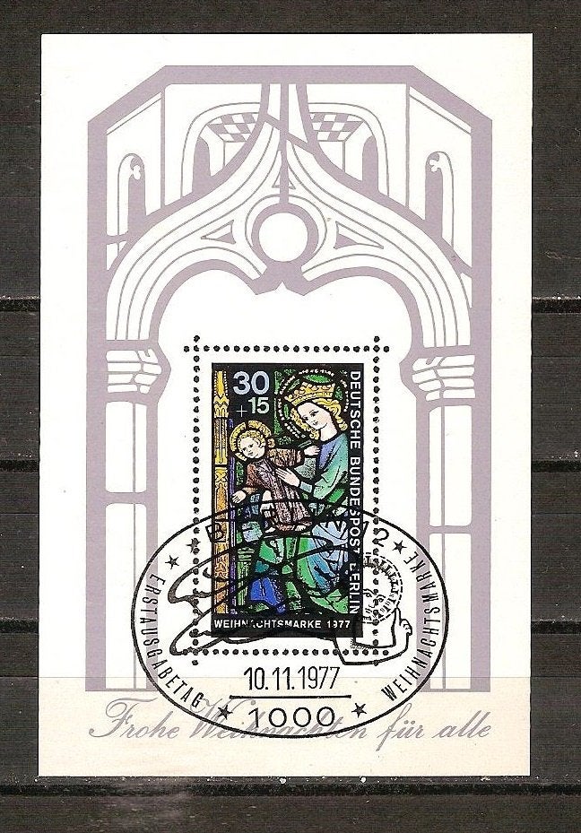Berlin blok 6, Ophalen of Verzenden, BRD, Gestempeld