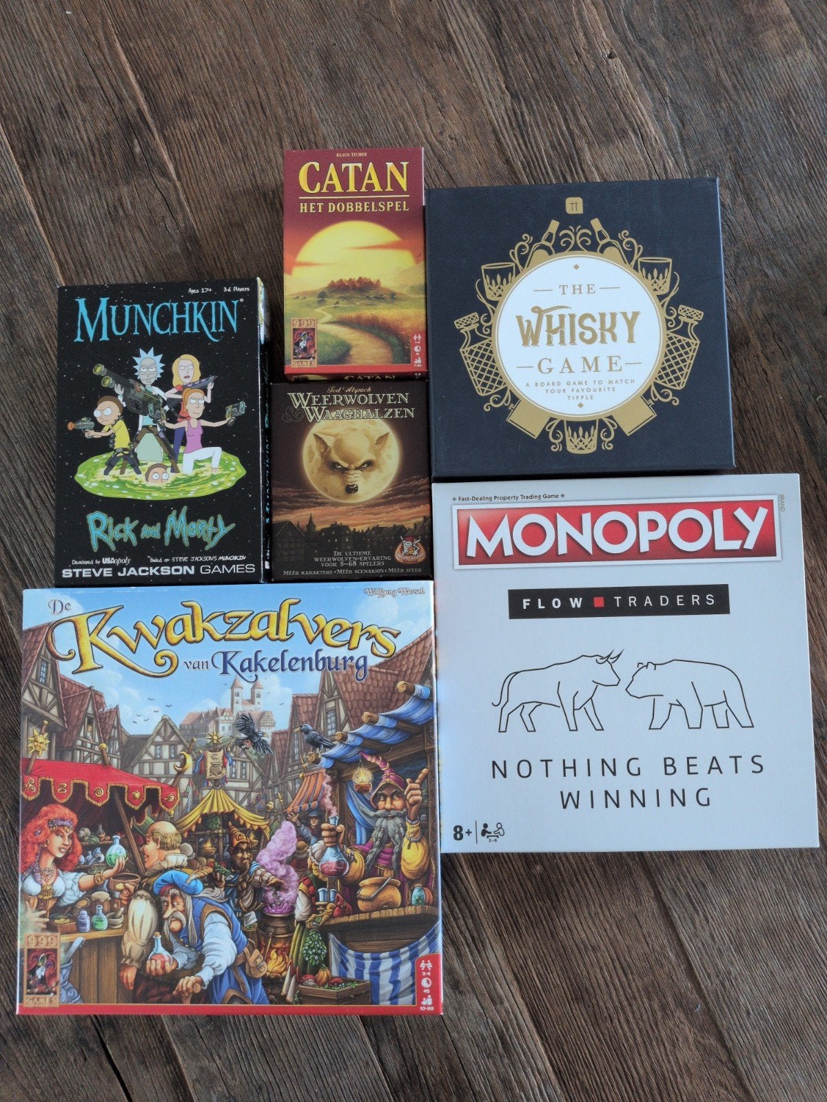 Bordspellen bundel familie & party — 6 spellen, Vijf spelers of meer, Ophalen of Verzenden, Zo goed als nieuw, Reisspel