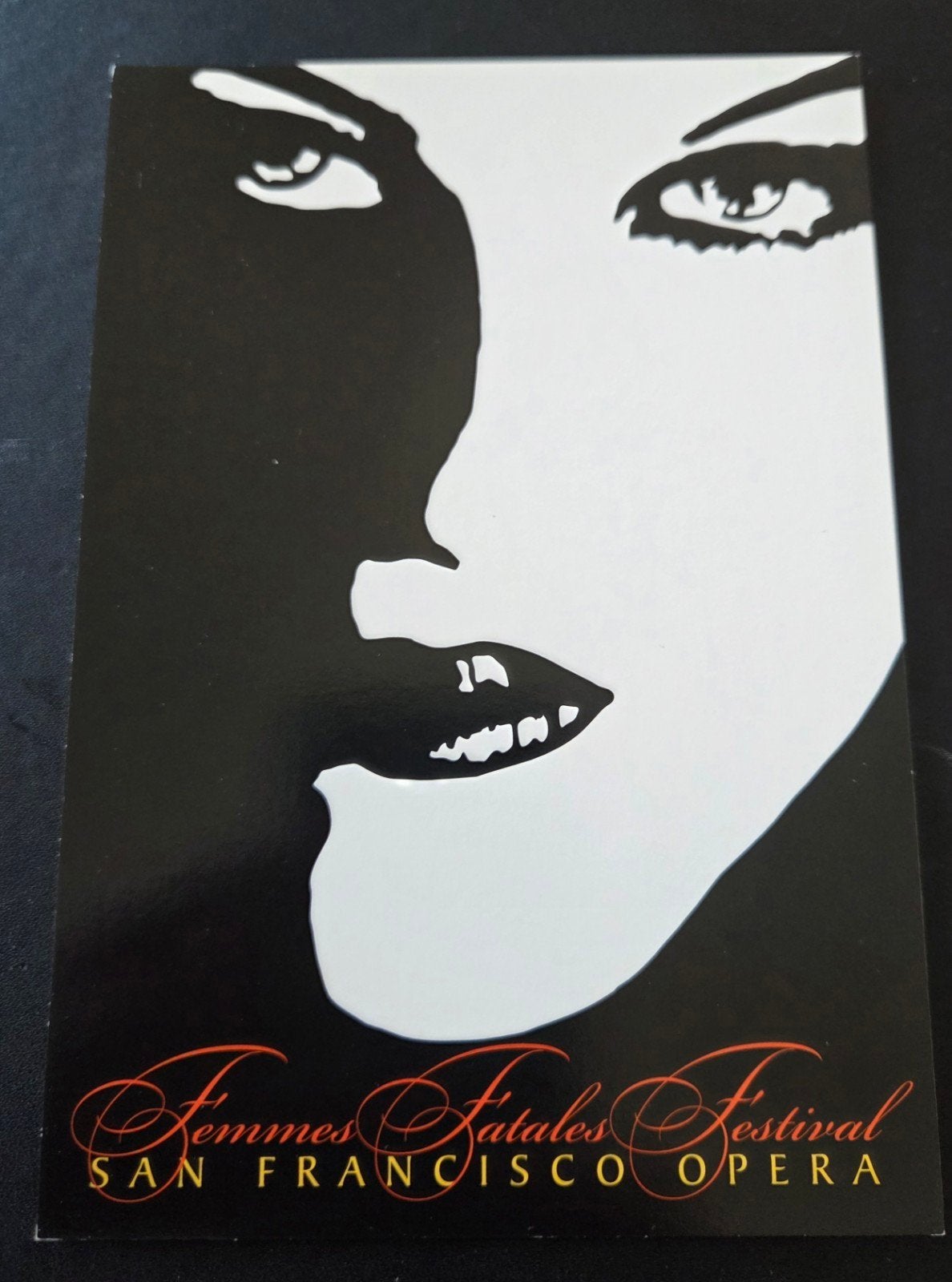 Femmes Fatales Festival - San Francisco Opera Ansichtkaart, Verzenden, 1980 tot heden, Ongelopen, Overige thema's