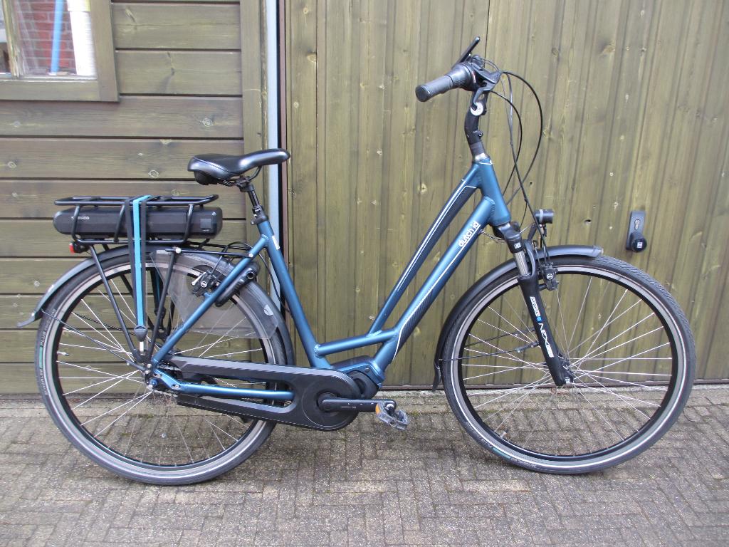 Elektrische Damesfiets Dutch ID City Evo Frameh.54cm Mid.Mot, Zo goed als nieuw, 51 tot 55 cm, 50 km per accu of meer, Ophalen