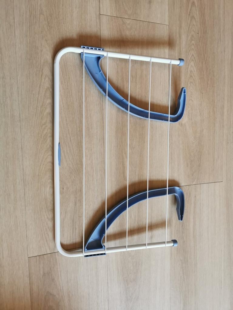Wit met blauw wasrek voor over de deur, Ophalen of Verzenden, Wasrek
