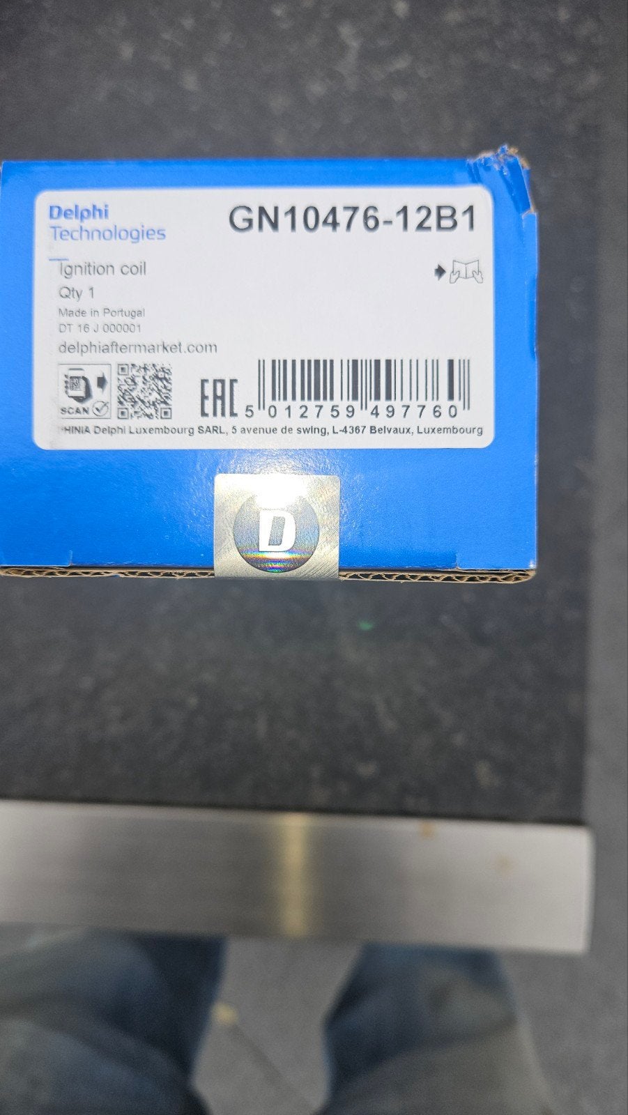 Delphi Technologies Bobine d'allumage GN10476-12B1, Ophalen, Nieuw