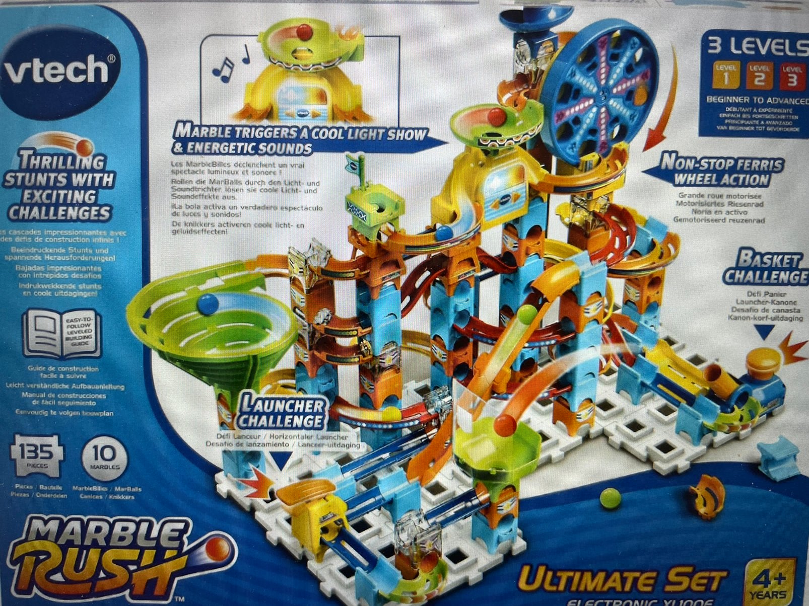 Vtech marble rush ultimate set knikkerbaan, Ophalen, Minder dan 500 stukjes, Gebruikt, Rubik's of 3D-puzzel