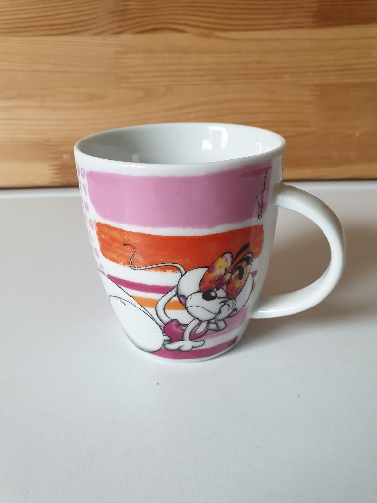 Beker - Diddl - Diddlina letter "S", Verzamelen, Diddl, Ophalen of Verzenden, Diddl, Gebruikt, Servies