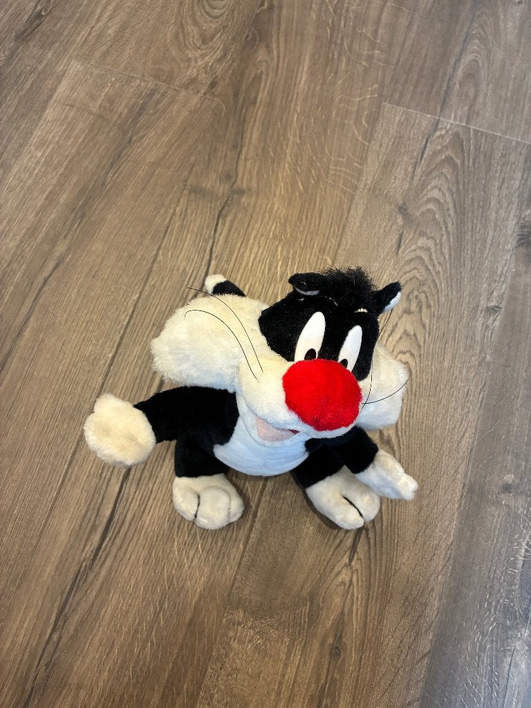 Looney Tunes - Sylvester staande knuffel, Overige merken, Overige karakters, Overige typen, Ophalen of Verzenden