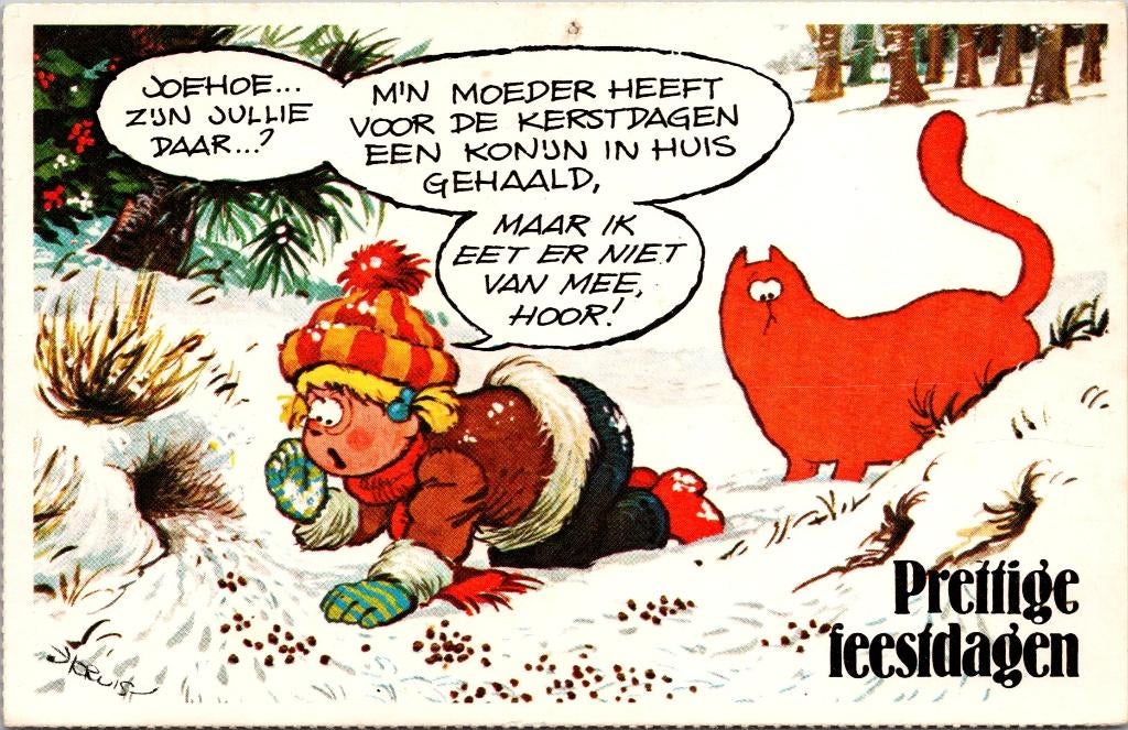 Jan Jans & de Kinderen | Kerstkaart VII, Verzenden, 1980 tot heden, Gelopen, Kinderen