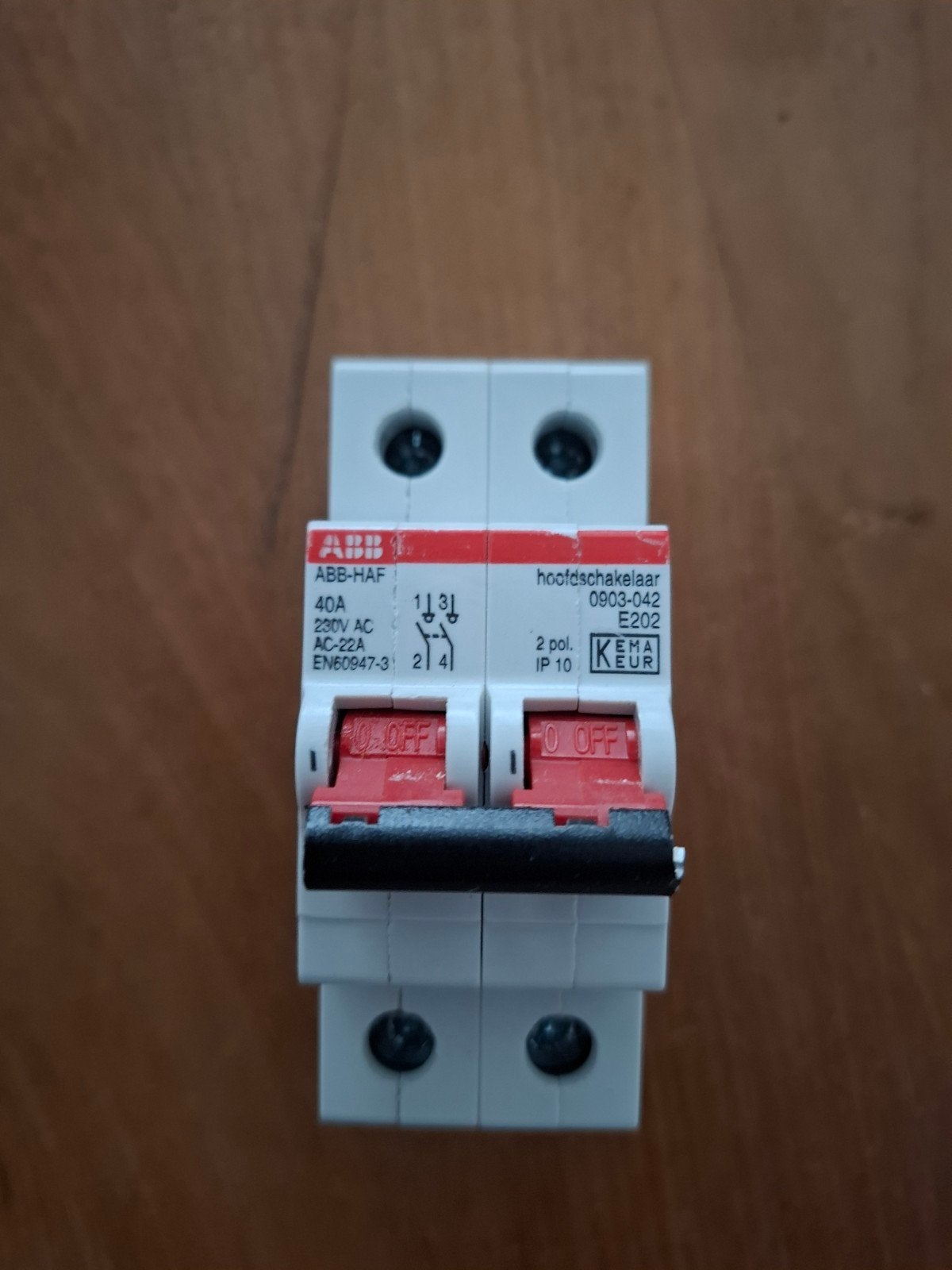 ABB Hoofdschakelaar 40A 2-polig, Ophalen, Gebruikt, ABB, Schakelaar