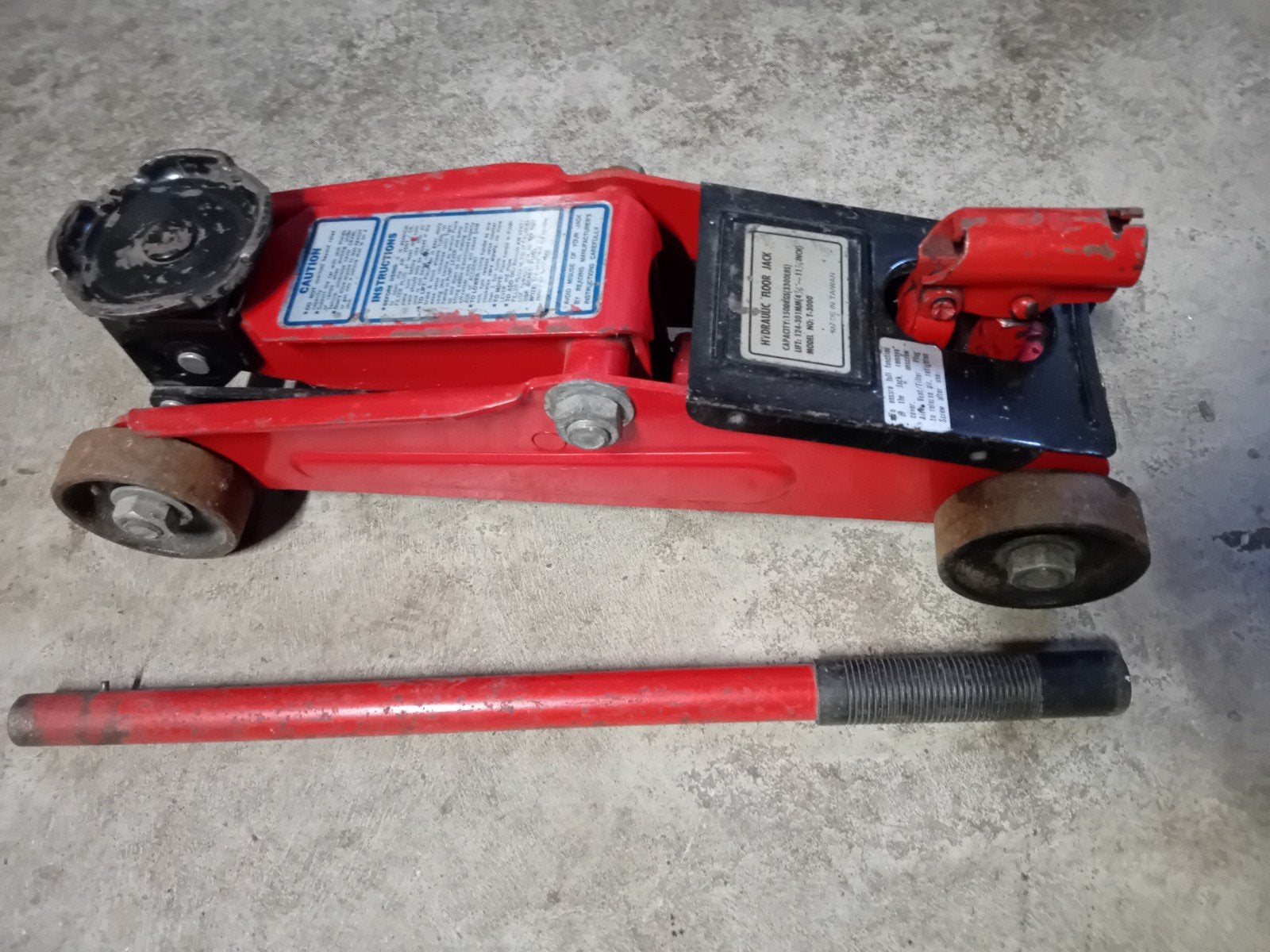 Garagekrik 2 ton, Auto diversen, Ophalen of Verzenden, Zo goed als nieuw, Hydraulisch, Garagekrik