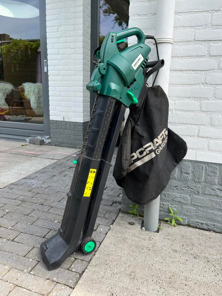 Topcraft bladzuiger/blazer, Ophalen, Gebruikt, Elektrisch, Met opvangzak