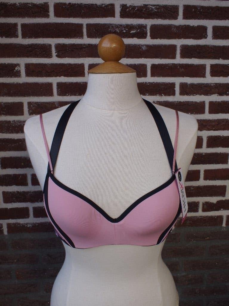 HKMX Sport BH Hunkemöller lichtroze maat B 75/90, Nieuw, Ophalen of Verzenden, Fitness of Aerobics, Roze