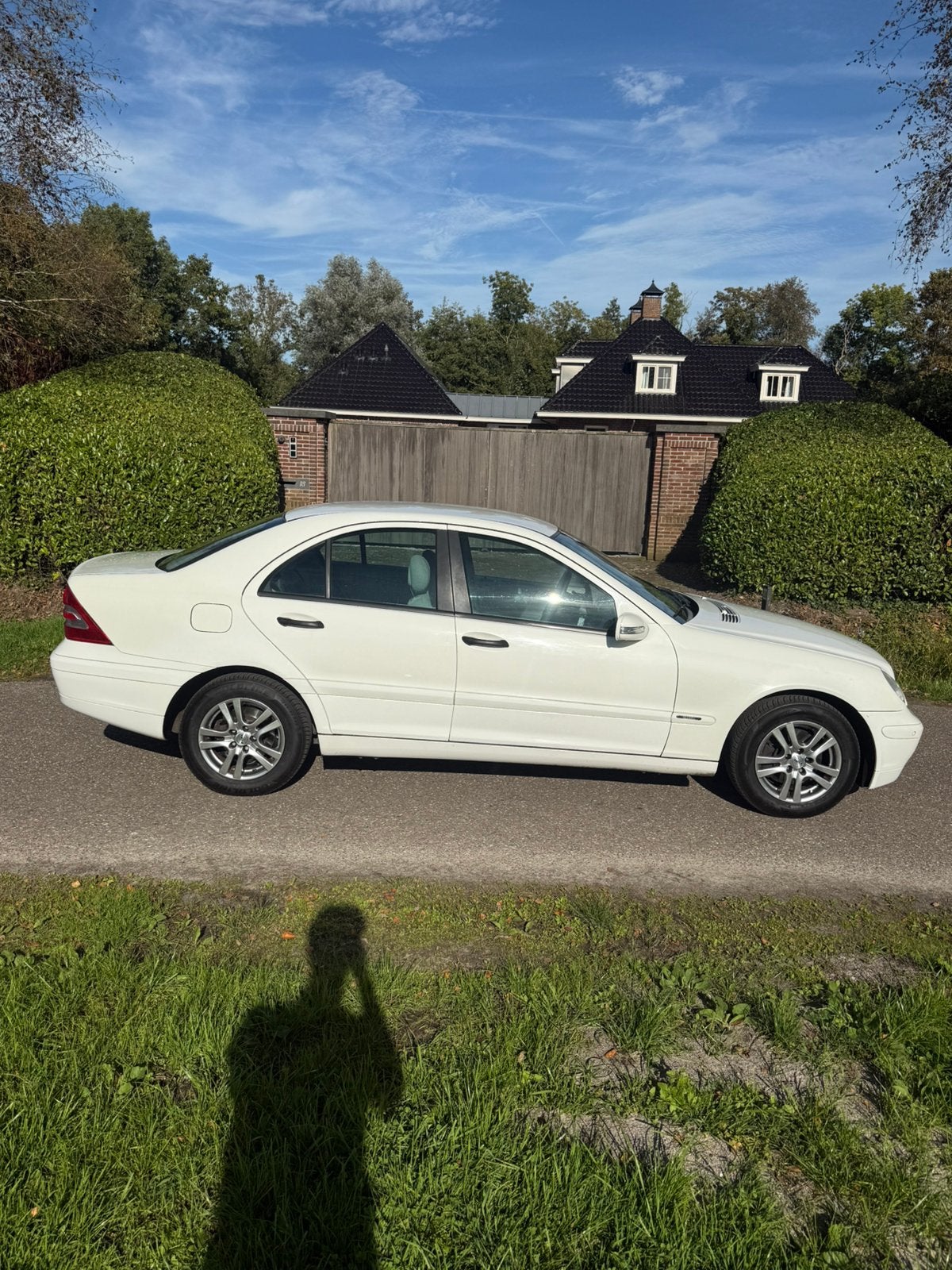Mercedes C Klasse C200 Kompressor AUT/Parkeersensoren/cruise, Automaat, Beige, 4 cilinders, 11 km/l