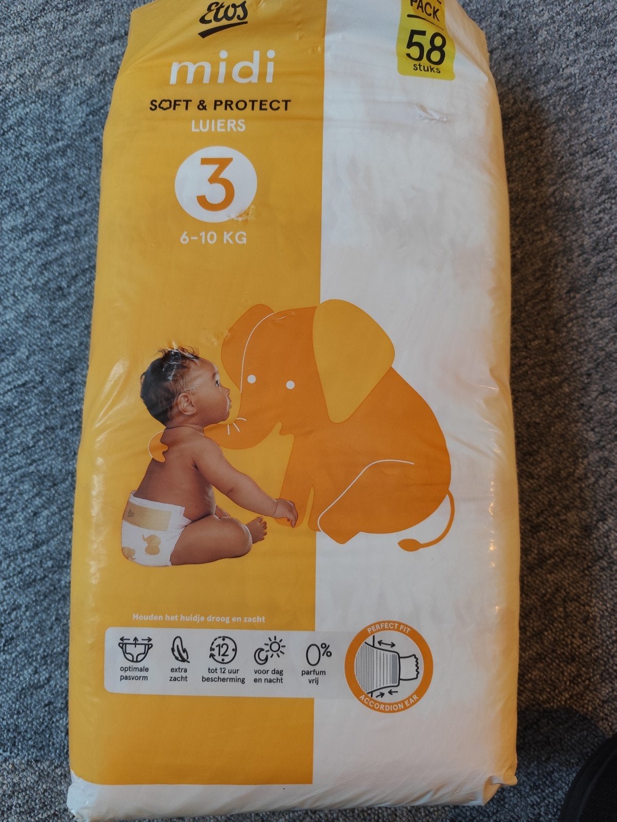 57 etos luiers maat drie, Kinderen en Baby's, Ophalen, Nieuw, Jongetje of Meisje, Zwemluier