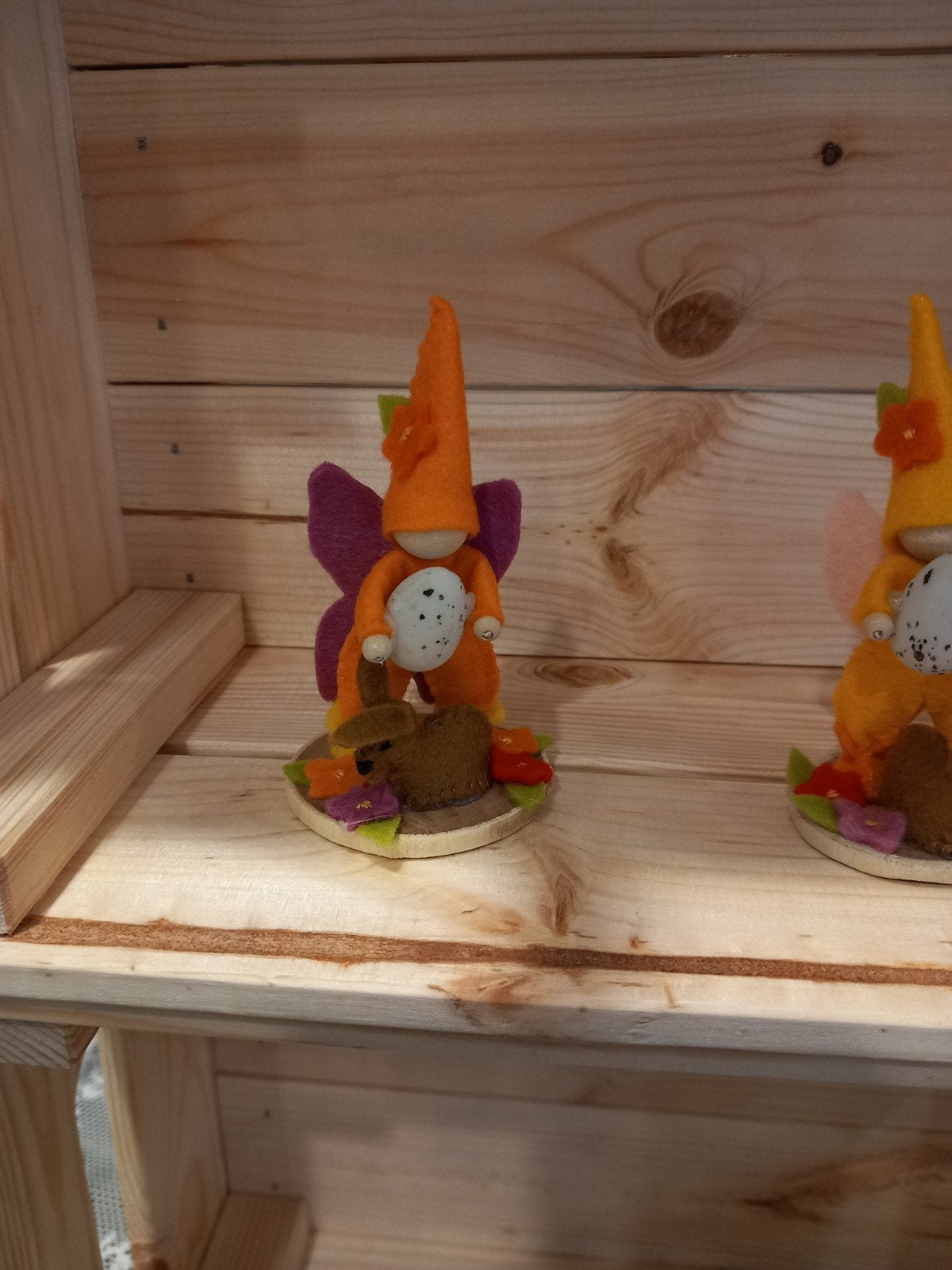 Schattig vilten lentepopje voor seizoenstafel/jaarring, Ophalen of Verzenden